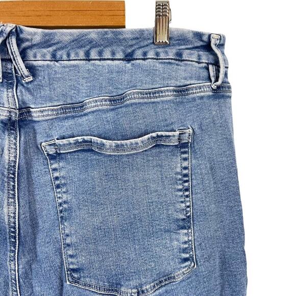 Good American Good Legs High Rise Skinny Stretch Jeans Indigo GL873T Size 20 - Picture 10 of 15